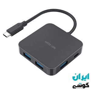 هاب تایپ سی 7 پورت گرین لاین مدل GHB-7