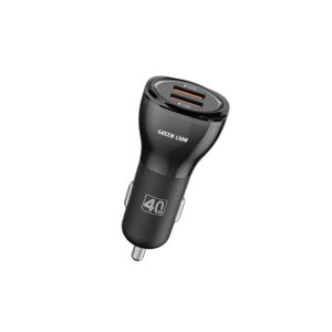 شارژر فندکی گرین لاین مدل Dual QC3.0 Car Charger