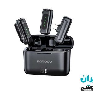 میکروفن دو گانه پرودو با کیس شارژ مدل PD-LDMCLA