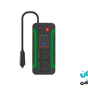 اینورتر و مبدل برق فندکی مدل Green Lion Spark 300 Power Inverter