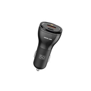 شارژر فندکی گرین لاین مدل Dual Port Car Charger 50W