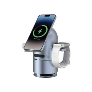 شارژر چند کاره پاورولوژی مدل Qi2 Speaker Charge Station