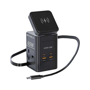 آداپتور مسافرتی چند پورت گرین لاین GaN 65W Multi Port