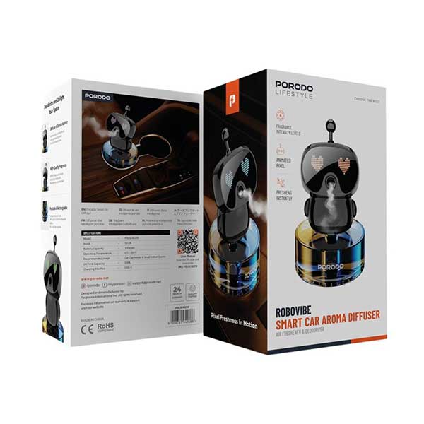 porodo-Robovibe-Smart-Car-Aroma-Diffuser