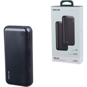پاور بانک گرین لاین مدلmilos ظرفیت 20000 میلی امپر