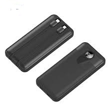 پاوربانک پرودو مدل porodo 10000 powerbank  digital display  with canel  lightening  pbfch057