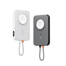 پاور بانک  پرودو مدل  porodo 5000 slim powerbank integrated lightening cable