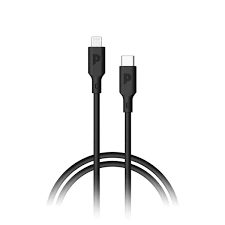 کابل پاورولوژی Powerology USB-C Lightning Data and Charge Cable (3m/9.8ft) P3BCLBK