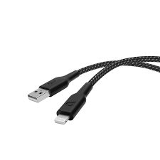 کابل USB-A به Lightning دیتا و شارژ پاورولوژی طول 1.2 متری Powerology Usb-A Lightning data & charge cable 1.2m P23BRAL12BK