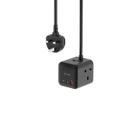 شارژر برق چند پورت پرودو مدل Porodo Multi-Port GaN Power Cube Charger PD-FWCH017