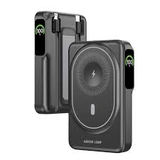 پاوربانک مگ سیف فست شارژ 22.5 وات 10000 گرین لاین Green Lion Mag-Vision 10000mAh Power Bank