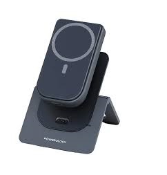 پاوربانک مگ سیف و استند شارژ پاورولوژی Powerology MagSafe Combo Power Bank 10000mAh Charging Stand PPBCHA21
