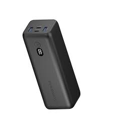 پاوربانک ۳۰،۰۰۰ میلی آمپر ساعتی ۱۰۰ وات پاورولوژی مدل  Powerology Onyx 30000mAh-Dual USB-C Power Bank PPBCHA20
