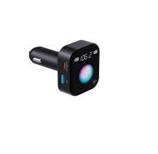 شارژر فندکی و پخش کننده اف ام خودرو پرودو مدل  Porodo Dual Microphone FM Transmitter & Charger PD-BTFMTVC