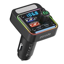 شارژر فندکی خودرو و دانگل بلوتوثی پرودو مدل  Porodo Quick-Charge Car Charger PD-FMT36W