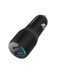 شارژر فندکی 53 وات پاورولوژی Powerology 35W Dual Ports Car Charger PCCSR012