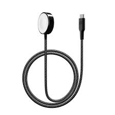 شارژر وایرلس اپل واچ پاورولوژی  Braided Type-C Watch Charger 5W 1.2M PCAB005