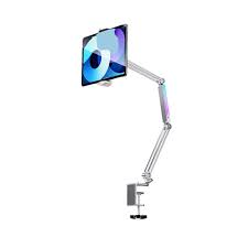 پایه نگهدارنده موبایل و تبلت پرودو مدل MULTI JOINT Porodo Multi-Joint Aluminum Desk Mount with RGB Ambient Light