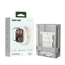 گلس آسان نصب اپل واچ سری 10 سایز 46 میلی متر گرین لاین Green Lion 3D UltraFlex iWatch Series 10 46mm