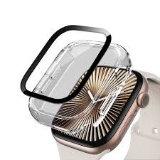 کاور ساعت شفاف گرین لاین مدل Guard Plus PC مناسب برای اپل واچ سری 10_46 میلی متریGreen Lion Guard Plus PC Case for Apple Watch