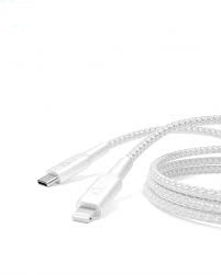 کابل شارژر 60 وات تایپ سی به لایتنینگ پاورولوژی Powerology New Braided Type-C to Lightning Cable 2M PD 60W