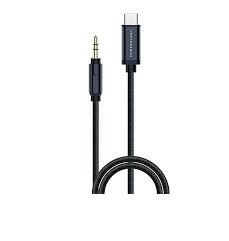 کابل تایپ سی به آی یو ایکس 1.2 متری پاورولوژی Powerology Braided Audio Type C to 3.5mm AUX Cable 1.2m