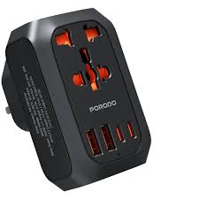 آداپتور شارژر پرودو مدل  porodo universal ac adapter multi device charging uk plug PD-FWCH044UK