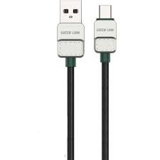 کابل USB A to Type-C توان 15 وات 100 سانتی متری گرین لاین USB A to Type-C Cable Electroplated + Braided 15W
