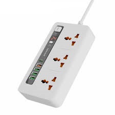 چند راهی و محافظ برق تایمر دار پرودو Porodo Multi-Port Power Hub 3000W 2M PD-FWCH013