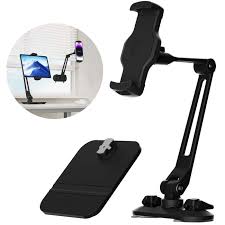 هولدر گوشی موبایل و تبلت رومیزی پاورولوژی  Powerology Adjustable Long Arm 360° Rotatable Suction Phone Holder PLARSPHBK