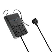 چندراهی برق 2500 وات به همراه کابل جمع شونده پاورولوژی Powerology Power Strip PWCUQC029