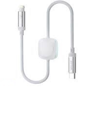 کابل USB-C به لایتنیگ با شارژر ساعت پرودو Porodo USB-C Lightning Cabl With Wireless Watch Charger